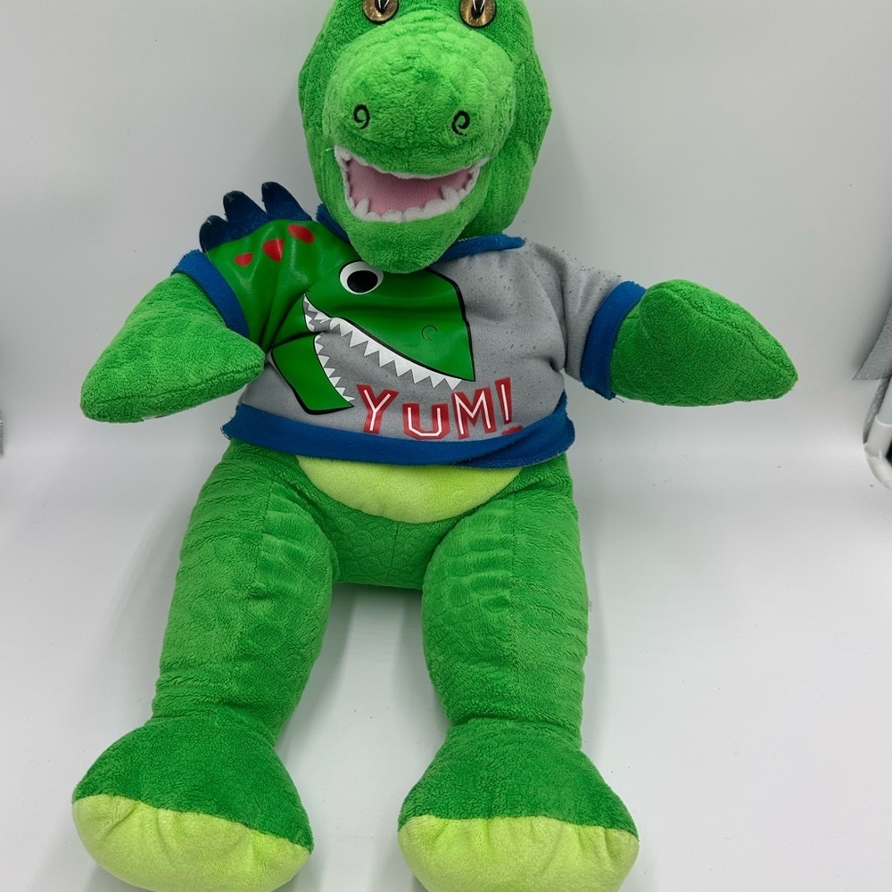Build-A-Bear Green Plush Dinosaur/Gator